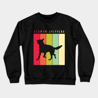 Retro Vintage German Shepherd Crewneck Sweatshirt